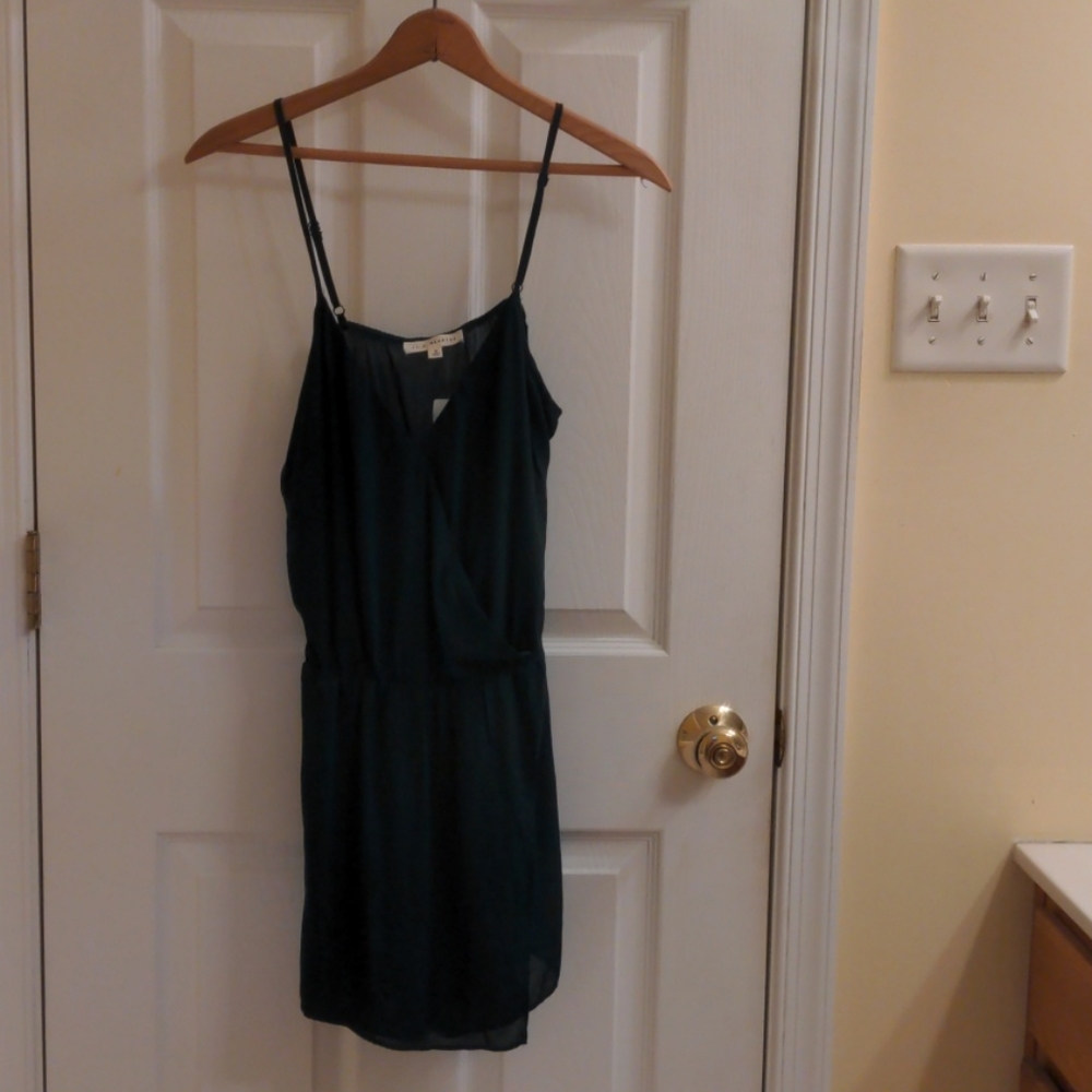 Forest green romper